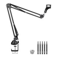 Neewer Nw-35A Microphone Suspension Scissor Arm Stand - Black
