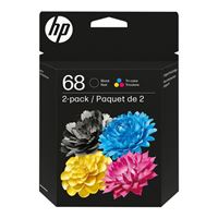 HP 68 Black/Tri-Color Original Ink Cartridge 2-Pack