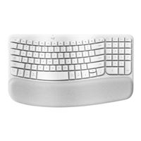 Logitech Wave Keys for Mac Wireless Ergonomic Keyboard - Off-White
