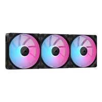 Corsair iCUE LINK LX120 RGB Magnetic Dome Bearing 120mm Case Fan - Black (3 Pack)