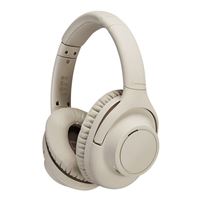 Audio-Technica ATH-S300BT Active Noise Cancelling Wireless Bluetooth Headphones - Beige