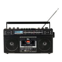 QFX Portable Boombox with Bluetooth and Cassette Deck