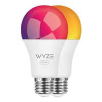 Wyze WLPA19C-2 LED Smart Home Colored Light Bulbs - 2 Pack (Refurbished)