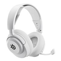 SteelSeries Arctis Nova 5X Wireless Gaming Headset (White) - 2.4GHz Wireless + Bluetooth - Neodymium Magentic Drivers - Xbox, PC, PlayStation, Switch, Meta Quest, Handhelds, Phones and Tablets that support USB-C