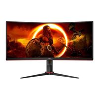 AOC CU34G2XP-B 34&quot; 2K UWQHD (3440 X 1440) 144Hz UltraWide Curved Screen Gaming Monitor (Refurbished)