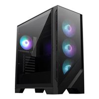 MSI MAG FORGE 321R AIRFLOW Tempered Glass ATX Mid-Tower Computer Case - Black