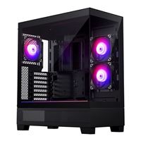 Phanteks XT View Tempered Glass ATX Mid-Tower Computer Case - Black