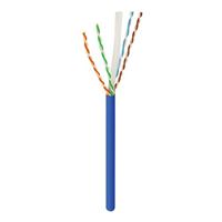 Inland Cat6 UTP Bulk Ethernet Network Cable 550Mhz Pure Copper Riser - (Blue 1000ft)