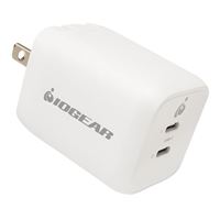IOGear GearPower Dual USB-C 65W GaN Charger