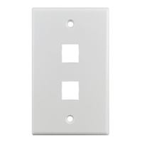  2PRT WHT KEY WALL PLATE U