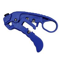  Adjustable Cat7a/6a/6/5e UTP/STP Stripper - Blue