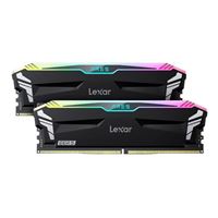 Lexar Media ARES RGB 32GB (2 x 16GB) DDR5-7200 PC5-57600 CL34 Dual Channel Desktop Memory Kit LD5U16G72C34LA-RGD - Black