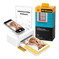 Kodak Dock Plus 4PASS Instant Photo Printer 90 Sheets Bundle