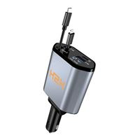  H2H 4 in 1 Retractable Super Fast Car Charger