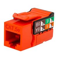  Cat5E Keystone Jack - Orange