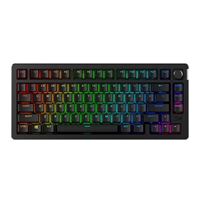 HyperX Alloy Rise 75% Hot-Swappable Mechanical RGB Wireless Gaming Keyboard - Black