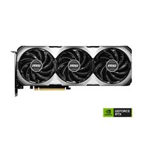 MSI NVIDIA GeForce RTX 4070 VENTUS 3X E1 Overclocked Triple Fan 12GB GDDR6 PCIe 4.0 Graphics Card