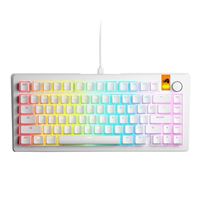 Glorious GMMK 3 HE 75% Prebuilt RGB Wired Mechanical Gaming Keyboard - White