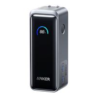 Anker Power Bank (65W, Fusion, Built-In USB-C Cable, LED screen)