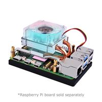 52Pi Low-Profile Ice Tower Cooling Fan RGB LED Light for Raspberry Pi 5