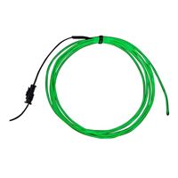 Leo Sales Ltd. EL Wire 2.3mm 3M Prewired Connector - Green