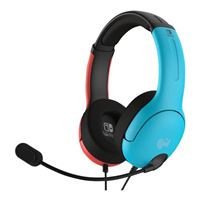 Turtle Beach Airlite Fit Wired Gaming Headset - Neon Blue/Red