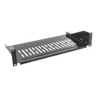 Intellinet 19&quot;Vented Cantilever Shelf - 2U, 2-Point Front Mount
