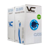 Vertical Cable CAT6E UTP 1000' BLK PLBOX