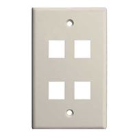 Vertical Cable KEYSTONE WP 4 PORT ALMOND