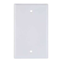 Vertical Cable Keystone Blank Wall Plate - White