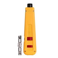 Jonard Industries Manual Punchdown Tool with Steel 66 and 110 Combined Blade for Punchdown Blocks