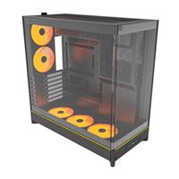 Montech HS02 PRO Tempered Glass ATX Mid-Tower Computer Case - Black