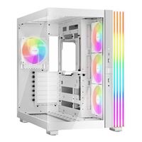be quiet LIGHT BASE 600 LX Tempered Glass ATX Mid-Tower Computer Case - White