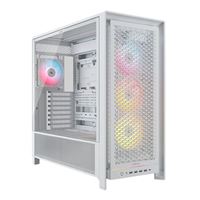 Corsair FRAME 5000D RS ARGB Tempered Glass ATX Mid-Tower Computer Case - White