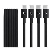 Apple Beats USB-C to USB-C Woven Cables (1.5 m) - Bolt Black (2-Pack)