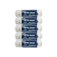 Micro Center 64GB USB-A C 3.1 5PK