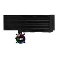 Lian Li Hydroshift II LCD-C 360NF 360mm All in One Liquid CPU Cooling Kit - Black