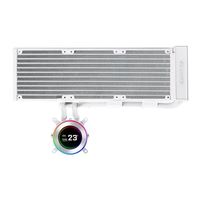 Lian Li Hydroshift II LCD-C 360NF 360mm All in One Liquid CPU Cooling Kit - White