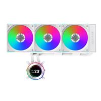 Lian Li Hydroshift II LCD-C 360CL 360mm All in One Liquid CPU Cooling Kit - White