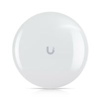 Ubiquiti UniFi 5 GHz wireless bridge with PoE output that connects at 5+ km distances or seamlessly uplinks to UniFi WiFi