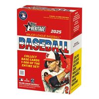 Topps 2025 Topps Heritage Baseball - Value Box, 8 packs of 8