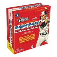Topps 2025 Topps Heritage Baseball - Mega Box, 17 packs of 8