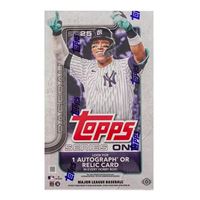Topps 2025 Topps Series 1 Baseball Trading Cards - MLB Hobby 20 Pack Box (1 Autograph or Relic)