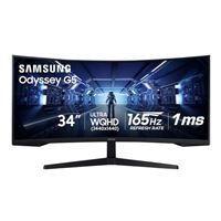 Samsung Odyssey G55T WQHD 34&quot; 2K WQHD (3440 x 1440) 165Hz Curved Screen UltraWide Gaming Monitor (Refurbished)