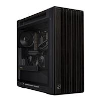 ASUS ProArt PA602 Wood Edition Tempered Glass ATX Mid-Tower Computer Case - Black