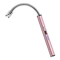  RONXS Electric Lighter USB Rechargeable with Battery Indicator - Pink