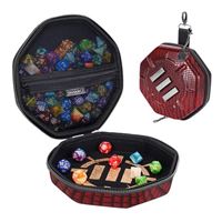 Accessory Power ENHANCE DnD Dice Tray and Dice Case - Dragon Red