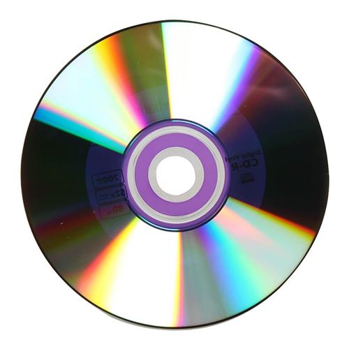 Verbatim Digital Vinyl CD-R 52x 700 MB/80 Minute Disc 50-Pack - Micro