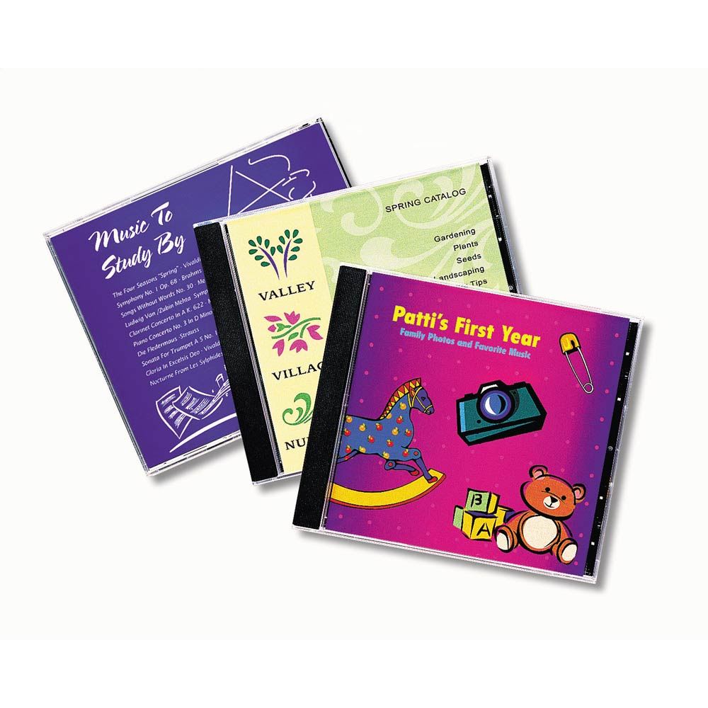Avery 8693 Jewel Case Standard & Slimline Inserts; Matte; 20 Inserts
