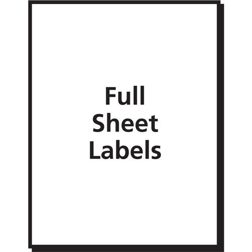 Permanent Sticker Project Paper, 8-1/2 x 11, Inkjet Printer, 7